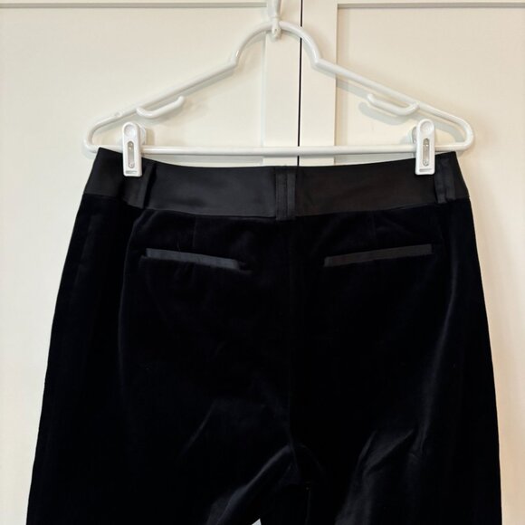Banana Republic velvet tuxedo pants with satin trim Martin cut (size 6) - Picture 4 of 7